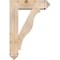 Ekena Millwork Funston Arts and Crafts Smooth Bracket w/ Offset Brace, Douglas Fir, 7 1/2"W x 26"D x 38"H BKT0806X26X38FST03SDF - alternate 4